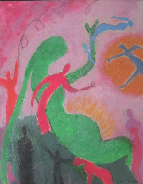 Fertile Dreams, 24 x 30 Acrylic with Texture, $ 595
