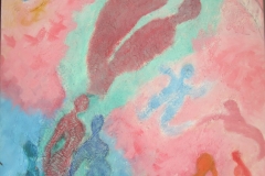 Dreamscape Lovers, 24 x 30, Acrylic with Texture, $595               