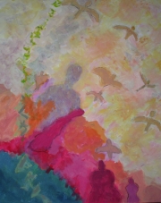 Evolving-Self, 24 x 30, Acrylic, $ 500