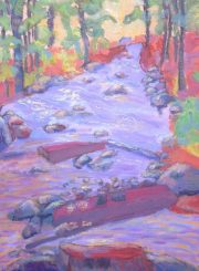 In the Flow, 12 x 16, Acrylic on Canvas, $375