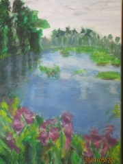 Acton Bog View, 12 x 16, Acrylic, $450