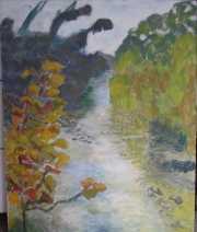 Moorman View, 24 x 30, Acrylic, $595